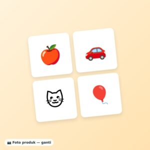 Kartu Latihan Artikulasi (60 kartu)
